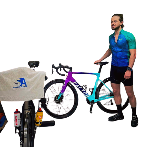 photo de sébastien avec son bike indoor